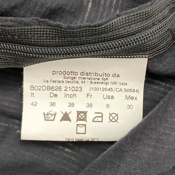 roccobarocco | Black Rhinestone Ruffled Top 6 - Picture 8 of 9